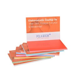 Tekrar Kullanılabilir Elektrostatik Akıllı Not Kağıtları 7x10cm - 50 Sayfa