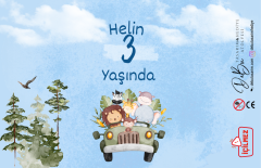 36 Adet Sevimli Hayvanlar Temalı İsme Özel Köpük Baloncuk – Doğum Günü Hediyeliği ve Parti Süsü