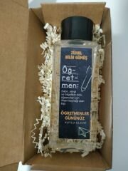 Öğretmenler Günü Hediyesi – İsme Özel 200 ml Hediyelik Kolonya (Özel Hediye Kutulu) Öğretmen Model