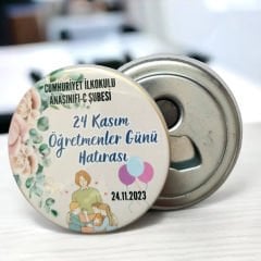 Öğretmenler Günü Hatırası Magnet Açacak (Model No: 02)