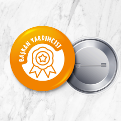 Sınıf Başkanı (1 Adet) Başkan Yardımcısı (2 Adet) Nöbetçi Öğrenci (2 Adet) Yaka Rozeti 58 mm