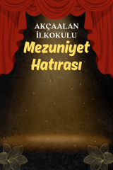 Okula/Sınıfa Özel Özel Mezuniyet Hatırası Fotoğraf Çekim Arka Fon Branda Afiş (Model No: 04)