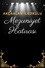 Okula/Sınıfa Özel Özel Mezuniyet Hatırası Fotoğraf Çekim Arka Fon Branda Afiş (Model No: 07)