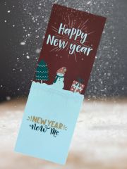 2025 Happy New Year Ev Detaylı Yeni Yıl Hediyesi Açacaklı Buzdolabı Magneti Ve Kitap Ayracı 04