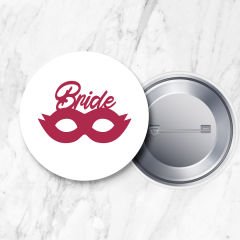 Gözlük Detaylı Bride İğneli Yaka Rozeti 58 mm (Model No: 03)