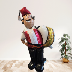 Ramazan Davulcusu Ayakta Durabilen Folyo Balon Büyük Boy