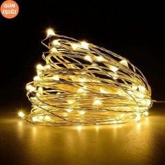 Toptan 10 Adet 3 metre Tel Işık Peri LED Gün Işığı Yerli Üretim 3 Fonksiyonlu