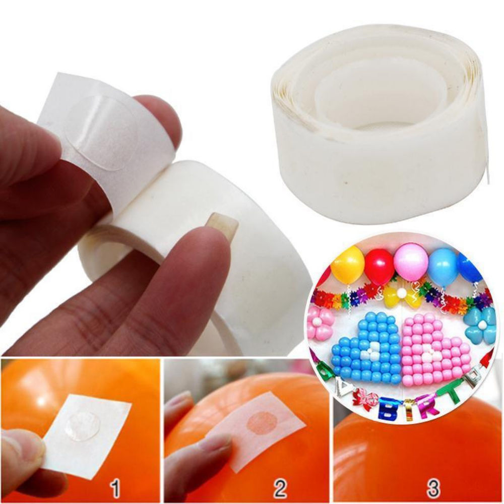 Toptan Çift Taraflı Balon Yapıştırma Bandı (Min: 10 pk.)