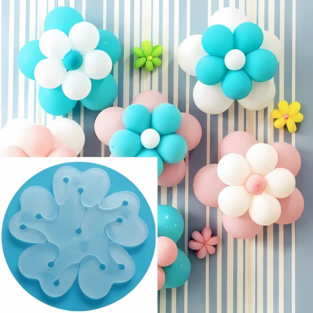 6 Adet Papatya Çiçek Balon Yapma Aparatı Toptan (Min: 10 pk.)