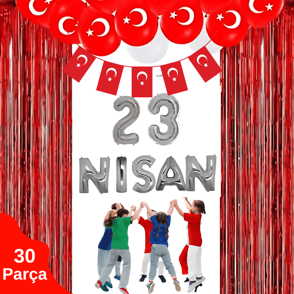 23 Nisan 30 Parça Süsleme Seti