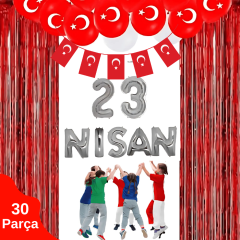 23 Nisan 30 Parça Süsleme Seti