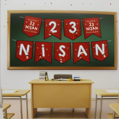 23 Nisan Kutlu Olsun Banner Uzar Yazı