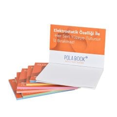 Tekrar Kullanılabilir Elektrostatik Akıllı Not Kağıtları 7x10cm - 50 Sayfa Beyaz